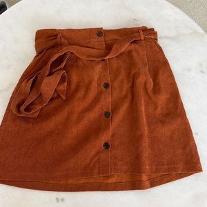 Corduroy Skater Skirt
